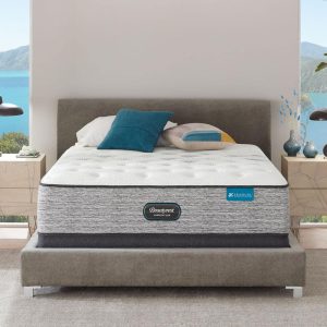 Beautyrest Harmony Lux Carbon Series 13.75 in. Plush Twin XL Mattress, White