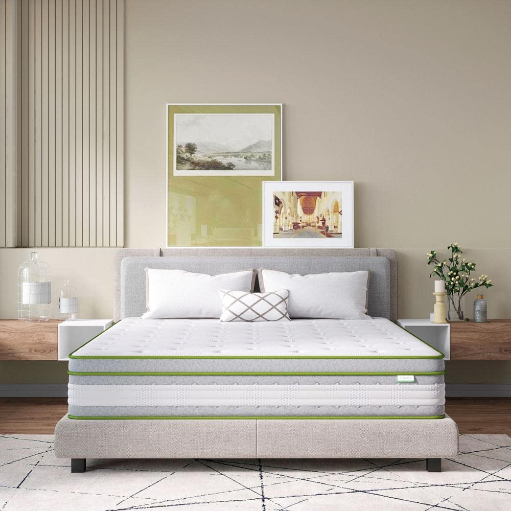 Novilla 12 in. Medium Hybrid Memory Foam and Innerspring Mattress Tight Top Full Size Mattress, Multi-Colored Novilla 12 in. Medium Hybrid Memory Foam and Innerspring Mattress Tight Top Full Size Mattress, Multi-Colored