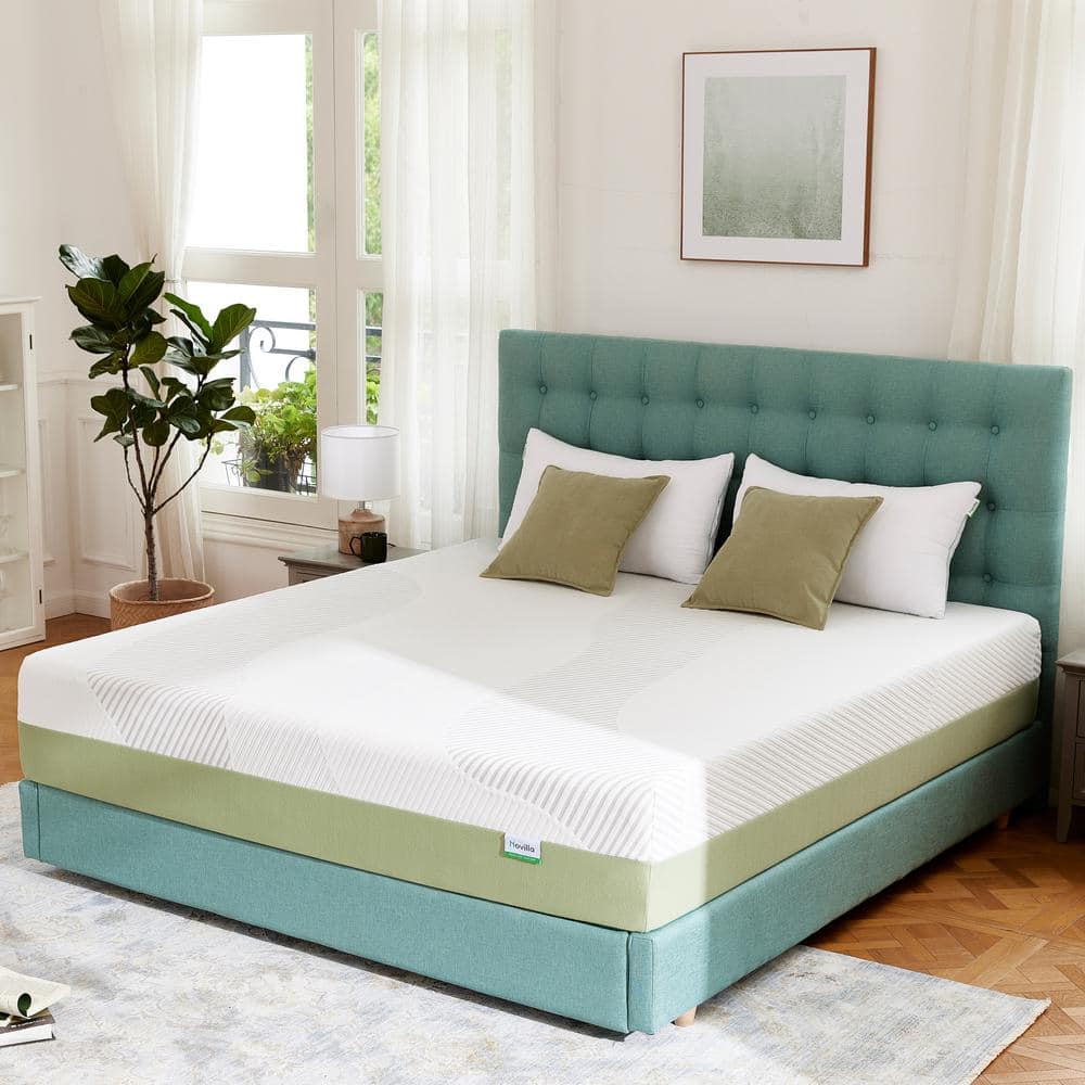 Novilla Full Medium 12 in. Cool Gel Memory Foam Mattress, Breathable and Skin-friendly Mattresses, Multi-colored Novilla Full Medium 12 in. Cool Gel Memory Foam Mattress, Breathable and Skin-friendly Mattresses, Multi-colored