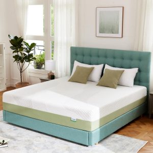 Novilla Queen Medium 10 in. Cool Gel Memory Foam Mattress, Breathable and Skin-friendly Mattresses, Multi-colored