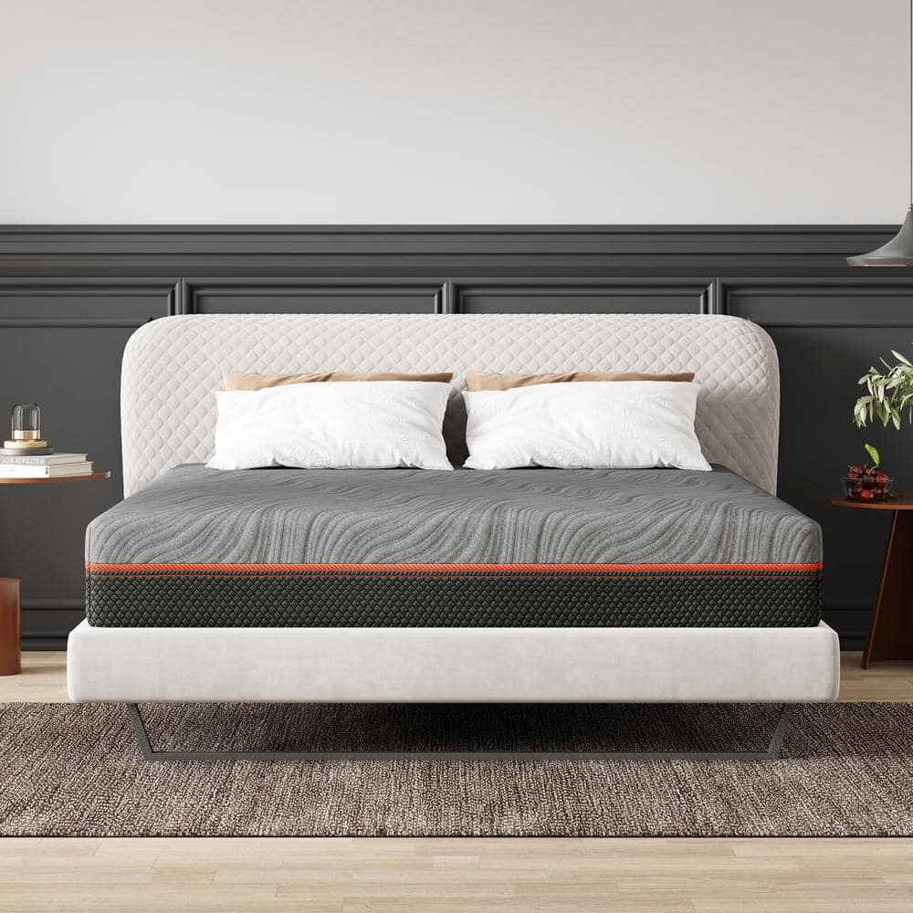 Sweetnight 12 in. Medium to Firm Gel Memory Foam Tight Top King Mattress Suitable For All Sleepers, Multi-Colored Sweetnight 12 in. Medium to Firm Gel Memory Foam Tight Top King Mattress Suitable For All Sleepers, Multi-Colored