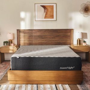 Sweetnight Queen Medium Firm Gel Memory Foam 12 in. Cool and Cloud-like Soft Mattress, Bed-in-a-Box Mattresses, Multi-colored