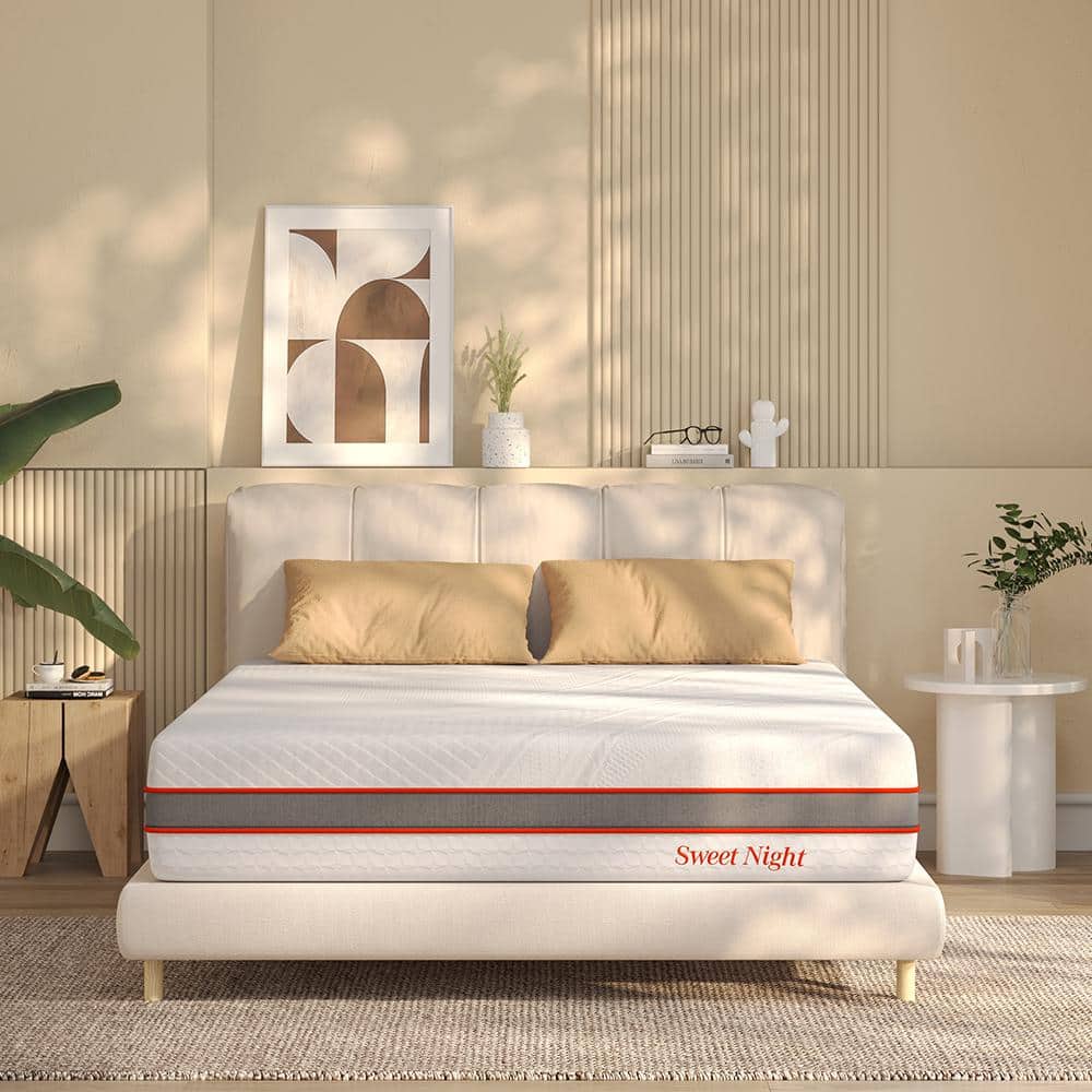 Sweetnight Queen Medium Firm Memory Foam 10 in. Mattress, Double-sided Mattress, Multi-Colored Sweetnight Queen Medium Firm Memory Foam 10 in. Mattress, Double-sided Mattress, Multi-Colored