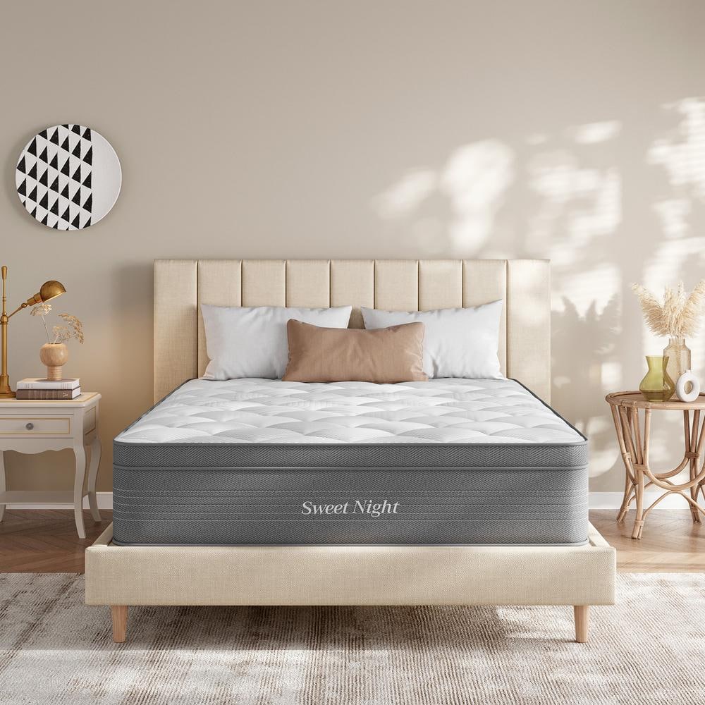 Sweetnight Queen Medium Memory Foam 14" Hybrid Mattress, Pressure Relief & Motion Isolation, Multi-Colored Sweetnight Queen Medium Memory Foam 14" Hybrid Mattress, Pressure Relief & Motion Isolation, Multi-Colored