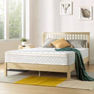 best price mattress Twin Medium Pocket Spring Euro Top 10 in. Bed-in-a-Box Mattress, White