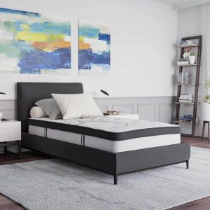 Carnegy Avenue 10 in. Medium Innerspring Tight Top Twin Mattress, White