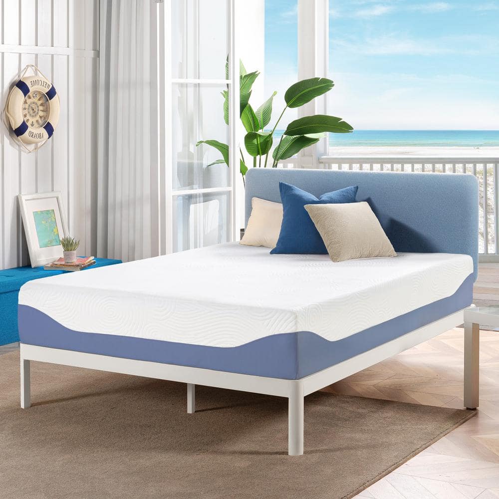 MELLOW Supreme Gel Twin Medium Smooth Top 12 in. Memory Foam Mattress, White MELLOW Supreme Gel Twin Medium Smooth Top 12 in. Memory Foam Mattress, White